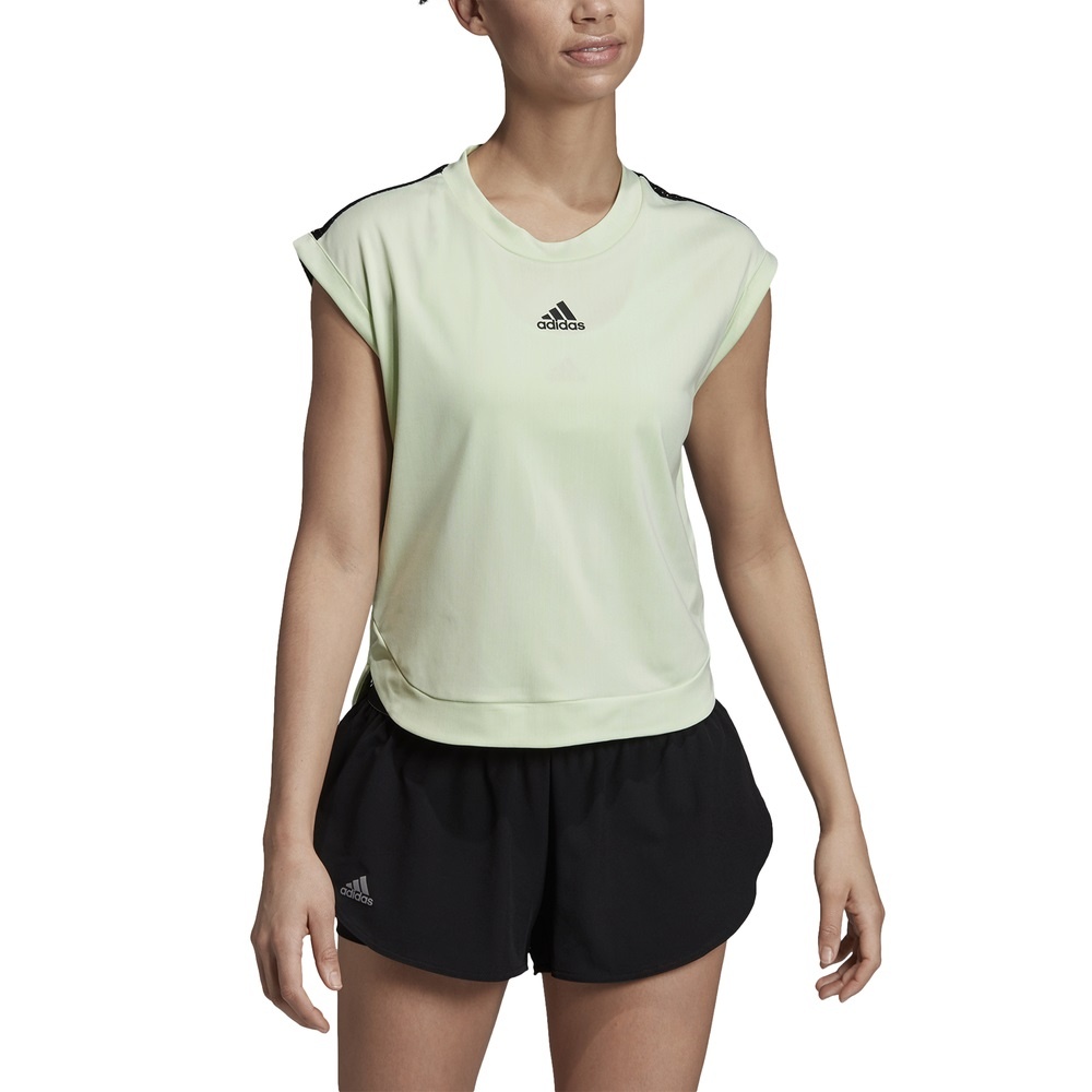 adidas TennisShirt New York lime/schwarz Damen online bestellen